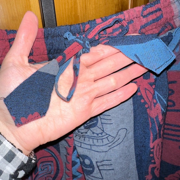 Kala Imports Patchwork Hippy Pants Handmade in Nepal Size 2X/3X NEW - Picture 4 of 8